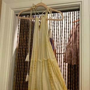 flowy floor length sundress